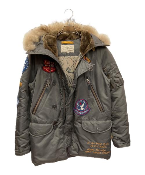 AVIREX（アヴィレックス）AVIREX (アヴィレックス) N-3B ワッペンモディファイド グレー サイズ:Mの古着・服飾アイテム