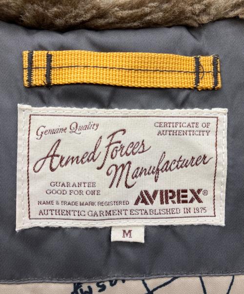 AVIREX（アヴィレックス）AVIREX (アヴィレックス) N-3B ワッペンモディファイド グレー サイズ:Mの古着・服飾アイテム