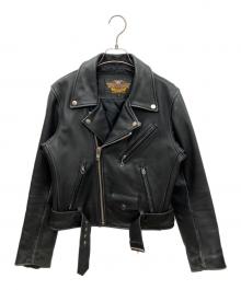 HARLEY-DAVIDSON（ハーレーダビッドソン）の古着「ライダースジャケット」｜ブラック