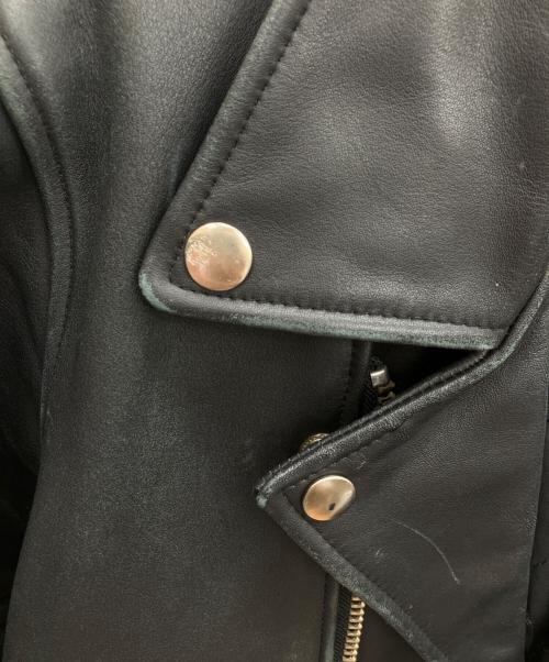 HARLEY-DAVIDSON（ハーレーダビッドソン）HARLEY-DAVIDSON (ハーレーダビッドソン) ライダースジャケット ブラック サイズ:Mの古着・服飾アイテム
