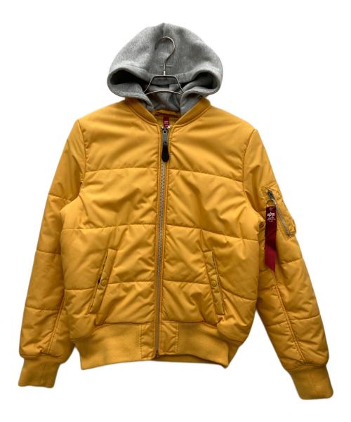 ALPHA（アルファ）ALPHA (アルファ) フライトジャケット イエロー サイズ:Mの古着・服飾アイテム