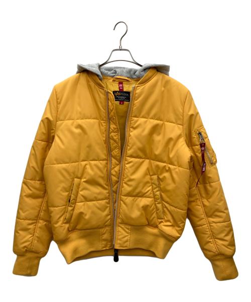 ALPHA（アルファ）ALPHA (アルファ) フライトジャケット イエロー サイズ:Mの古着・服飾アイテム