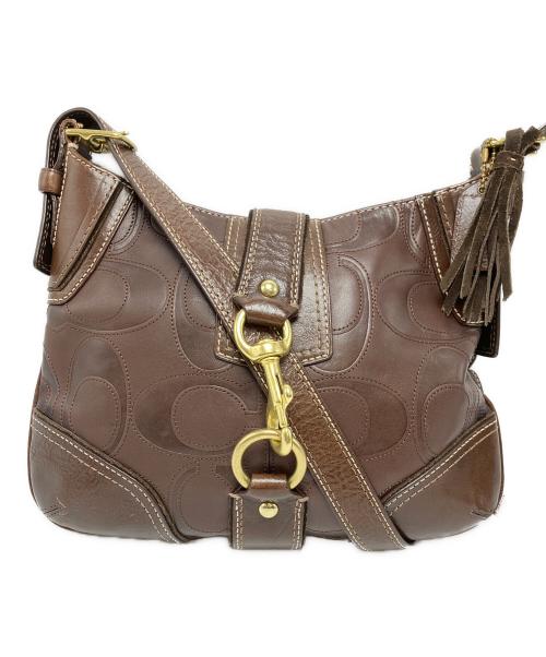 COACH（コーチ）COACH (コーチ) ショルダーバッグ ブラウンの古着・服飾アイテム