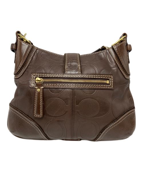 COACH（コーチ）COACH (コーチ) ショルダーバッグ ブラウンの古着・服飾アイテム