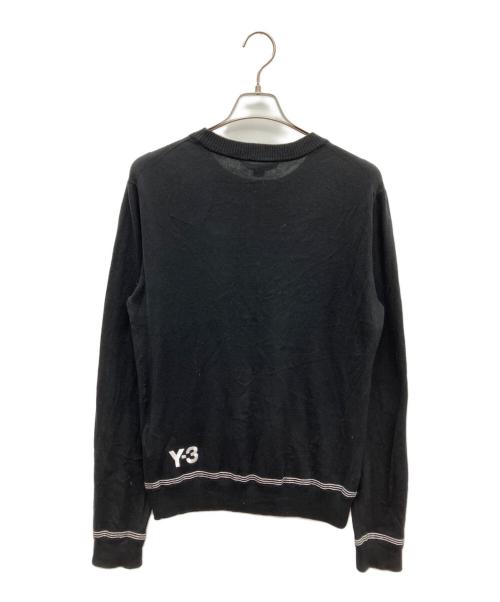 Y-3（ワイスリー）Y-3 (ワイスリー) 薄手ニット ブラック サイズ:SIZE Sの古着・服飾アイテム