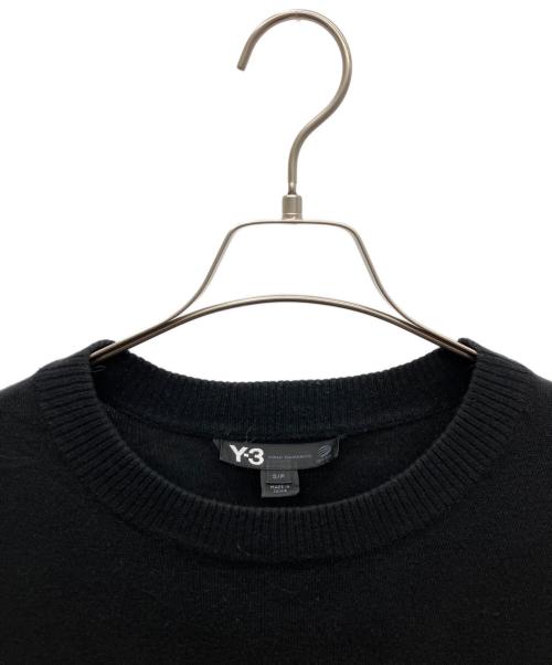 Y-3（ワイスリー）Y-3 (ワイスリー) 薄手ニット ブラック サイズ:SIZE Sの古着・服飾アイテム