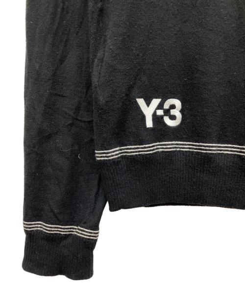 Y-3（ワイスリー）Y-3 (ワイスリー) 薄手ニット ブラック サイズ:SIZE Sの古着・服飾アイテム