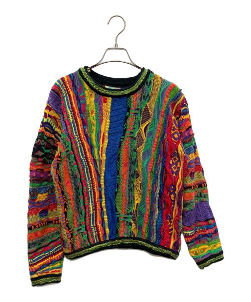 Coogi（クージー）Coogi (クージー) 3Dデザインニット マルチカラー サイズ:SIZE SSの古着・服飾アイテム