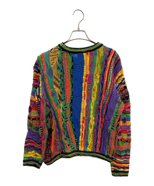 Coogi（クージー）Coogi (クージー) 3Dデザインニット マルチカラー サイズ:SIZE SSの古着・服飾アイテム