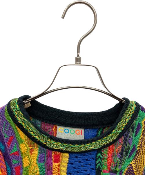 Coogi（クージー）Coogi (クージー) 3Dデザインニット マルチカラー サイズ:SIZE SSの古着・服飾アイテム