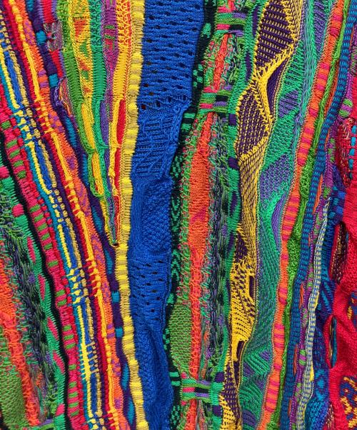 Coogi（クージー）Coogi (クージー) 3Dデザインニット マルチカラー サイズ:SIZE SSの古着・服飾アイテム
