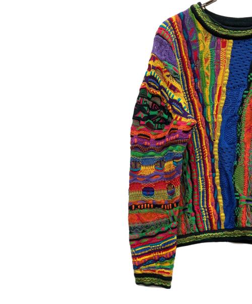 Coogi（クージー）Coogi (クージー) 3Dデザインニット マルチカラー サイズ:SIZE SSの古着・服飾アイテム