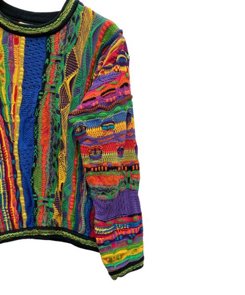 Coogi（クージー）Coogi (クージー) 3Dデザインニット マルチカラー サイズ:SIZE SSの古着・服飾アイテム