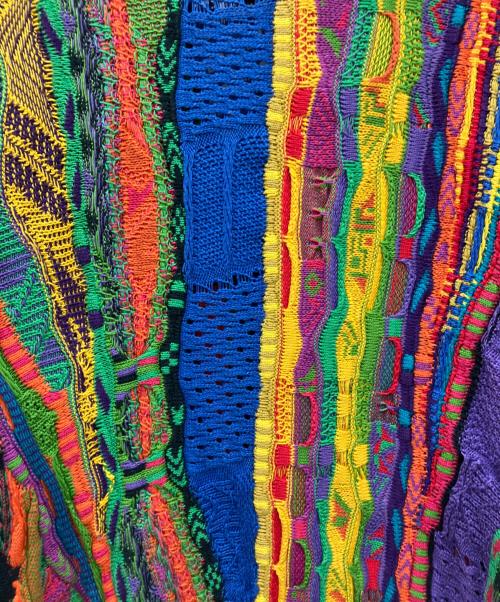 Coogi（クージー）Coogi (クージー) 3Dデザインニット マルチカラー サイズ:SIZE SSの古着・服飾アイテム