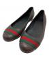 GUCCI（グッチ）の古着「グッチシマ シェリーライン フラットパンプス」｜ブラウン