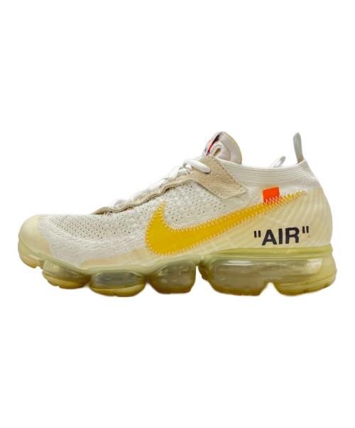 NIKE（ナイキ）NIKE (ナイキ) OFFWHITE (オフホワイト) OFF-WHITE × NIKE AIR VAPORMAX WHITE ホワイト サイズ:SIZE 27.5cmの古着・服飾アイテム