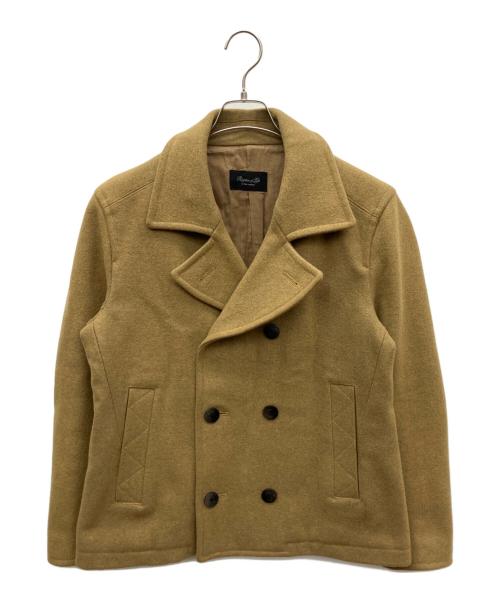 UNITED ARROWS（ユナイテッドアローズ）UNITED ARROWS (ユナイテッドアローズ) Pコート ライトブラウン サイズ:Mの古着・服飾アイテム