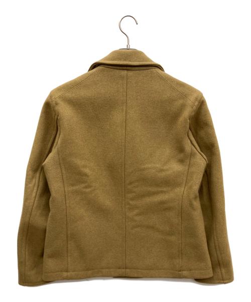 UNITED ARROWS（ユナイテッドアローズ）UNITED ARROWS (ユナイテッドアローズ) Pコート ライトブラウン サイズ:Mの古着・服飾アイテム