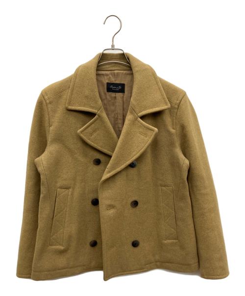 UNITED ARROWS（ユナイテッドアローズ）UNITED ARROWS (ユナイテッドアローズ) Pコート ライトブラウン サイズ:Mの古着・服飾アイテム
