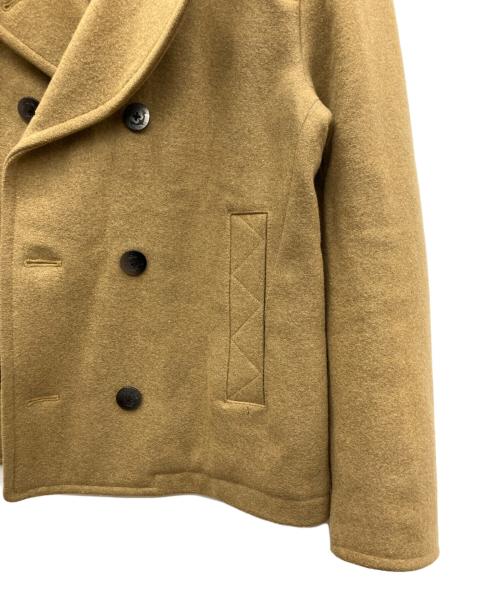 UNITED ARROWS（ユナイテッドアローズ）UNITED ARROWS (ユナイテッドアローズ) Pコート ライトブラウン サイズ:Mの古着・服飾アイテム