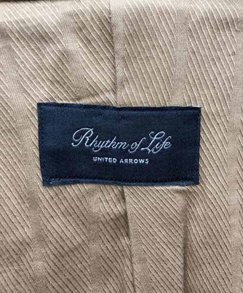 UNITED ARROWS（ユナイテッドアローズ）UNITED ARROWS (ユナイテッドアローズ) Pコート ライトブラウン サイズ:Mの古着・服飾アイテム