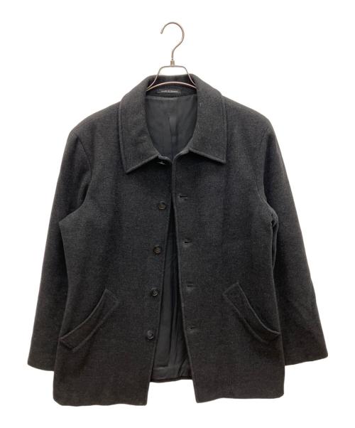 agnes b homme（アニエスベーオム）agnes b homme (アニエスベーオム) ウールハーフコート グレー サイズ:48の古着・服飾アイテム