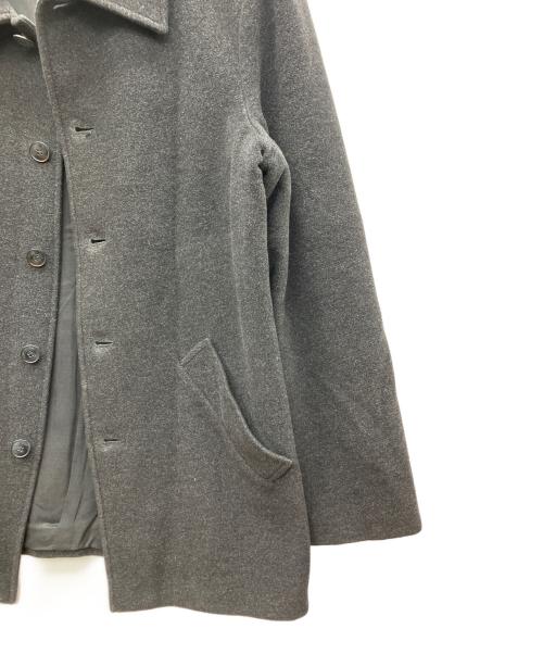agnes b homme（アニエスベーオム）agnes b homme (アニエスベーオム) ウールハーフコート グレー サイズ:48の古着・服飾アイテム