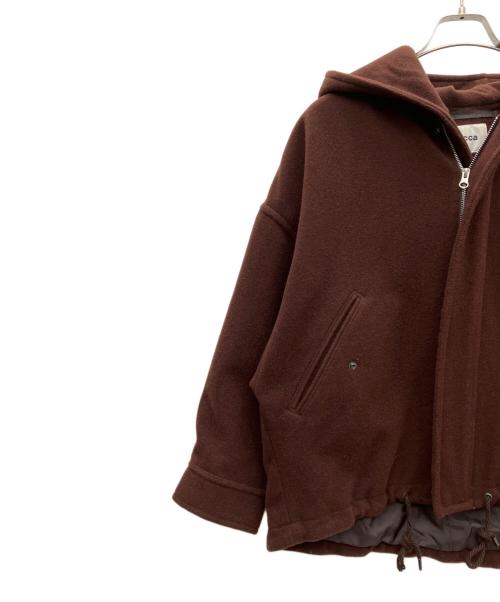 ZUCCA（ズッカ）ZUCCA (ズッカ) ウールブルゾン ブラウン サイズ:SIZE Mの古着・服飾アイテム