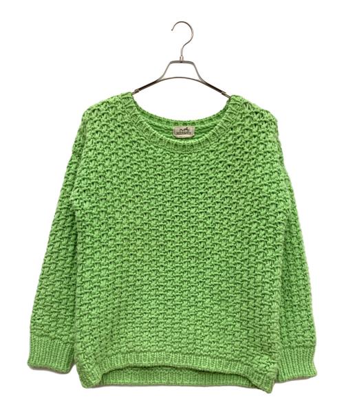 HERMES（エルメス）HERMES (エルメス) 厚手ニット グリーン サイズ:SIZE XLの古着・服飾アイテム