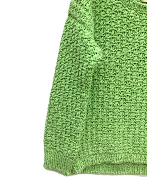 HERMES（エルメス）HERMES (エルメス) 厚手ニット グリーン サイズ:SIZE XLの古着・服飾アイテム