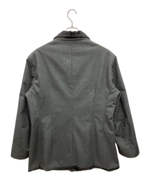 GIORGIO ARMANI（ジョルジオアルマーニ）GIORGIO ARMANI (ジョルジオアルマーニ) ステンカラーコート ブラック サイズ:56の古着・服飾アイテム
