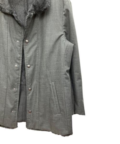 GIORGIO ARMANI（ジョルジオアルマーニ）GIORGIO ARMANI (ジョルジオアルマーニ) ステンカラーコート ブラック サイズ:56の古着・服飾アイテム