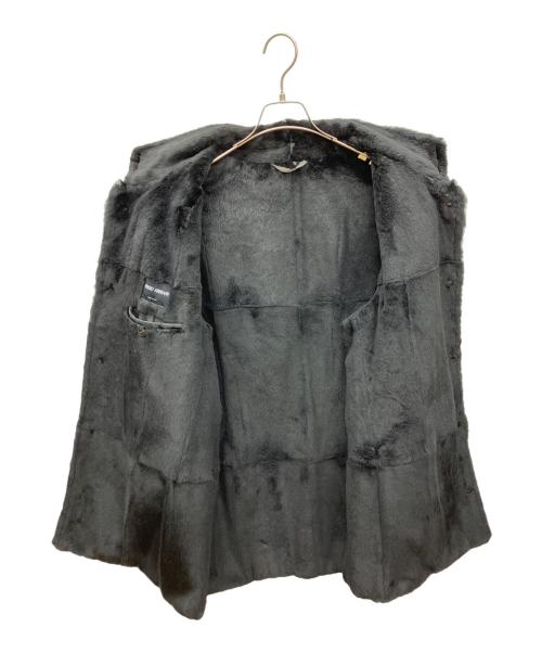 GIORGIO ARMANI（ジョルジオアルマーニ）GIORGIO ARMANI (ジョルジオアルマーニ) ステンカラーコート ブラック サイズ:56の古着・服飾アイテム