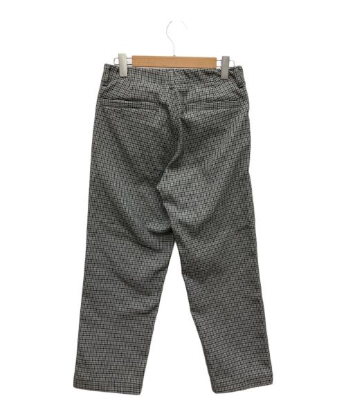 STILL BY HAND（スティルバイハンド）STILL BY HAND (スティルバイハンド) チェック　タックパンツ グレー サイズ:44の古着・服飾アイテム