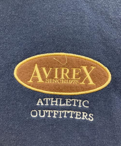 AVIREX（アヴィレックス）AVIREX (アヴィレックス) RUSSELL ATHLETIC (ラッセルアスレチック) ジップパーカー ブルー サイズ:XLの古着・服飾アイテム