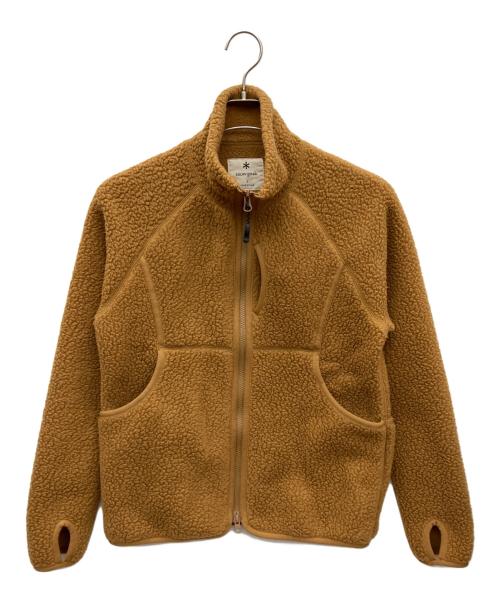 Snow peak（スノーピーク）Snow peak (スノーピーク) サーマルボアジャケット ブラウン サイズ:Sの古着・服飾アイテム