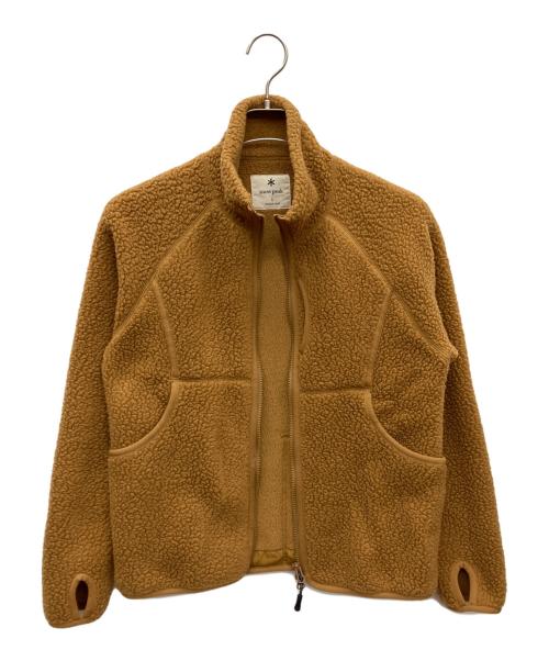 Snow peak（スノーピーク）Snow peak (スノーピーク) サーマルボアジャケット ブラウン サイズ:Sの古着・服飾アイテム