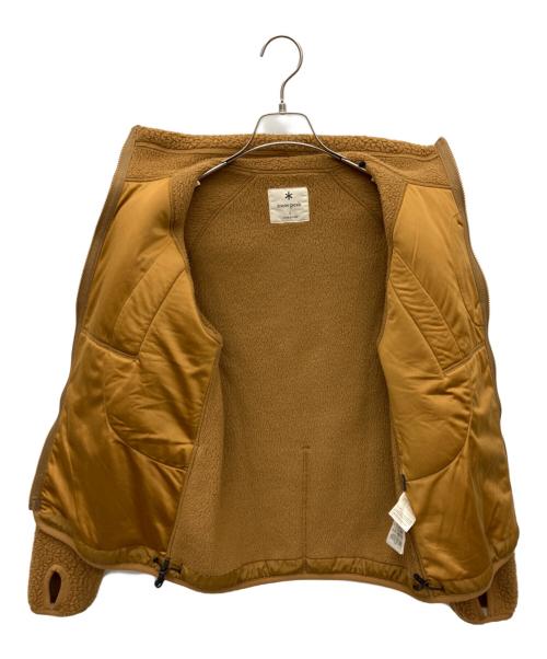 Snow peak（スノーピーク）Snow peak (スノーピーク) サーマルボアジャケット ブラウン サイズ:Sの古着・服飾アイテム