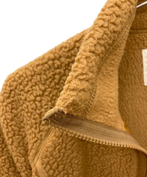 Snow peak（スノーピーク）Snow peak (スノーピーク) サーマルボアジャケット ブラウン サイズ:Sの古着・服飾アイテム