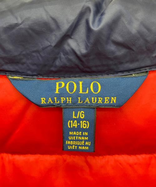 POLO RALPH LAUREN（ポロ・ラルフローレン）POLO RALPH LAUREN (ポロ・ラルフローレン) ダウンジャケット ネイビー サイズ:Lの古着・服飾アイテム