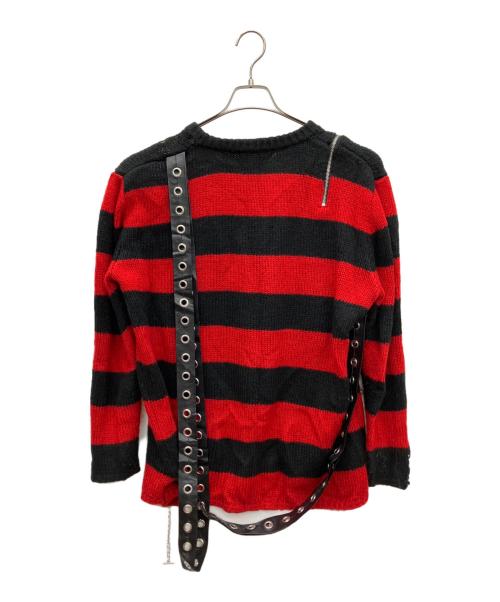 REFLEM（レフレム）REFLEM (レフレム) ダメージ加工セーター レッド サイズ:SIZE Freeの古着・服飾アイテム