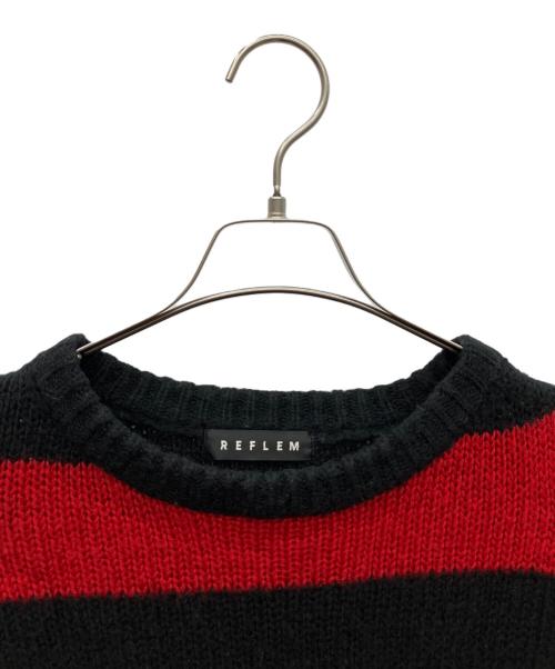 REFLEM（レフレム）REFLEM (レフレム) ダメージ加工セーター レッド サイズ:SIZE Freeの古着・服飾アイテム