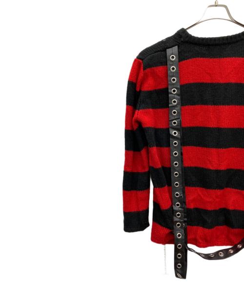 REFLEM（レフレム）REFLEM (レフレム) ダメージ加工セーター レッド サイズ:SIZE Freeの古着・服飾アイテム