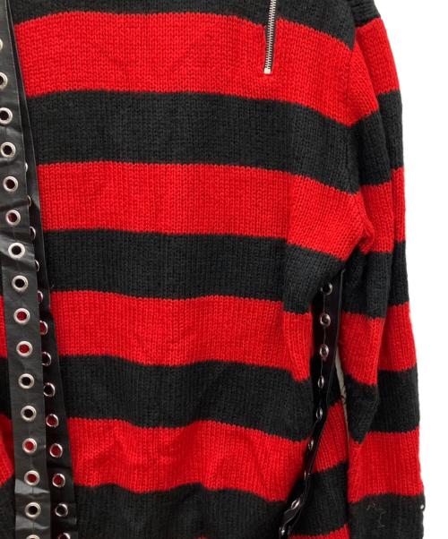 REFLEM（レフレム）REFLEM (レフレム) ダメージ加工セーター レッド サイズ:SIZE Freeの古着・服飾アイテム