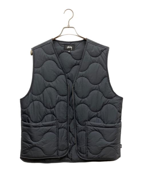 stussy（ステューシー）stussy (ステューシー) ナイロンベスト ブラック サイズ:SIZE Mの古着・服飾アイテム