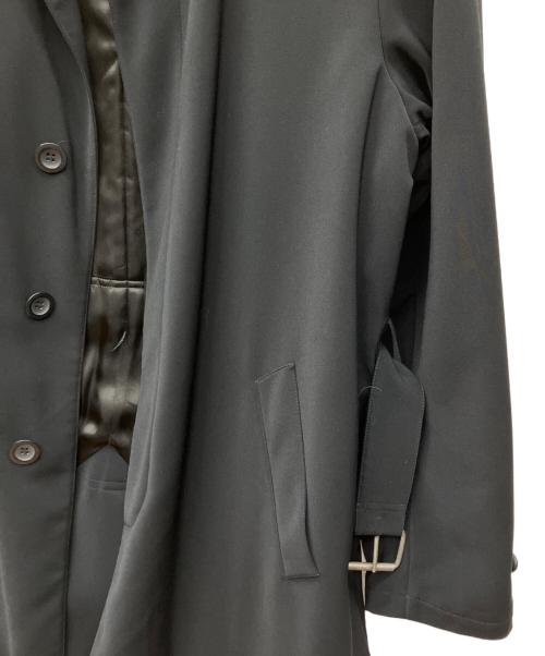 EMPORIO ARMANI（エンポリオ アルマーニ）EMPORIO ARMANI (エンポリオ アルマーニ) 90's　フライフロントステンカラーコート ブラック サイズ:SIZE170の古着・服飾アイテム