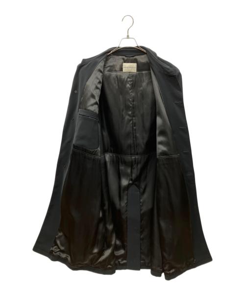 EMPORIO ARMANI（エンポリオ アルマーニ）EMPORIO ARMANI (エンポリオ アルマーニ) 90's　フライフロントステンカラーコート ブラック サイズ:SIZE170の古着・服飾アイテム