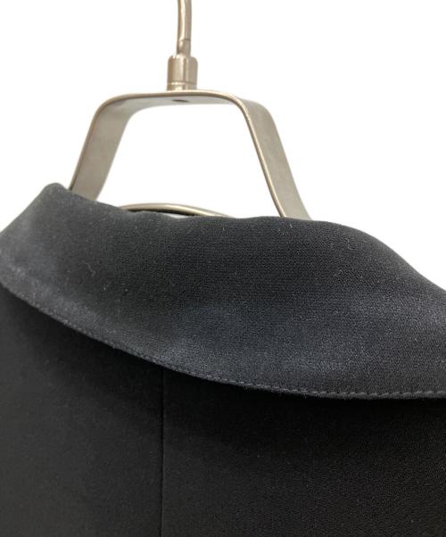 EMPORIO ARMANI（エンポリオ アルマーニ）EMPORIO ARMANI (エンポリオ アルマーニ) 90's　フライフロントステンカラーコート ブラック サイズ:SIZE170の古着・服飾アイテム