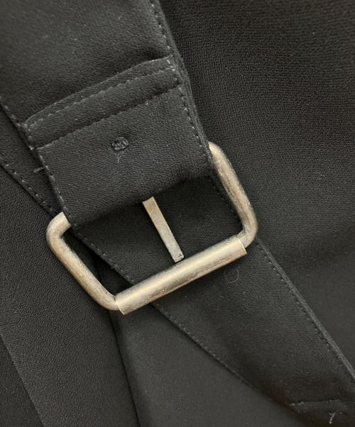 EMPORIO ARMANI（エンポリオ アルマーニ）EMPORIO ARMANI (エンポリオ アルマーニ) 90's　フライフロントステンカラーコート ブラック サイズ:SIZE170の古着・服飾アイテム