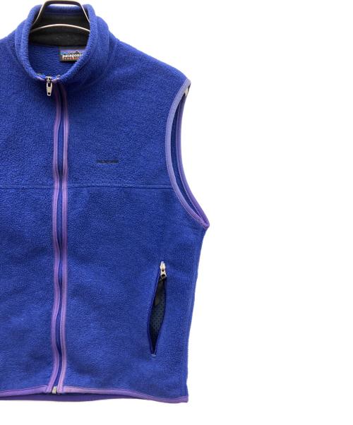 Patagonia（パタゴニア）Patagonia (パタゴニア) シンチラフリースベスト ブルー サイズ:SIZE Mの古着・服飾アイテム